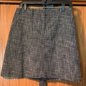 Belted Loft Mini Skirt, Size 4